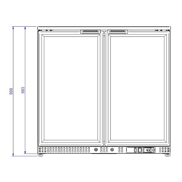 Expositor  Back Bar Etb-60