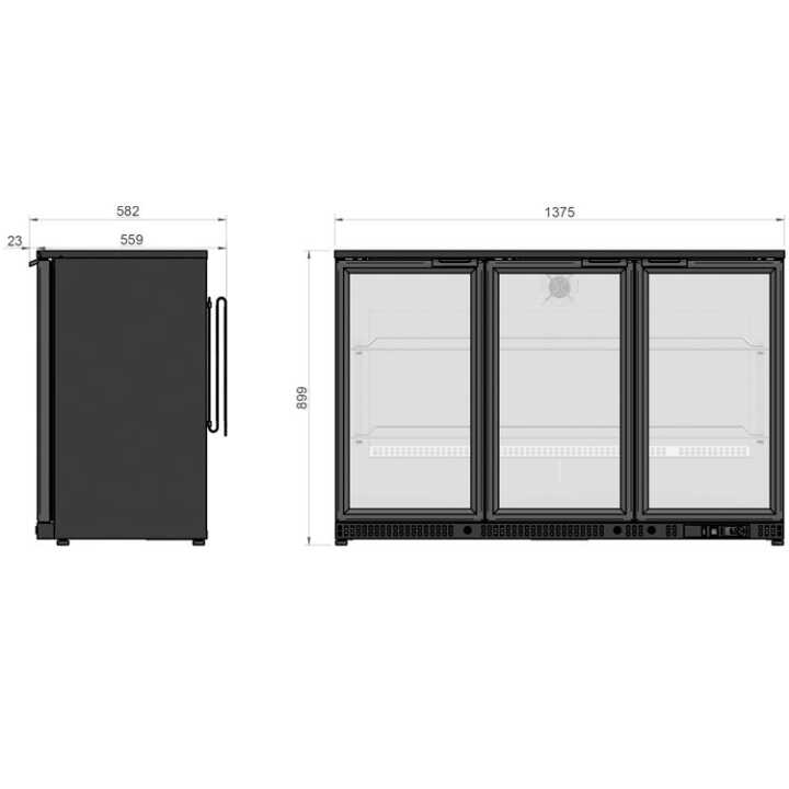Expositor  Back Bar Etb-135