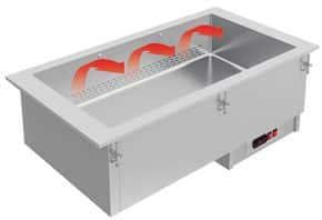 Banho Maria com Calor Ventilado 5 GN 1/1 - CBMS-511