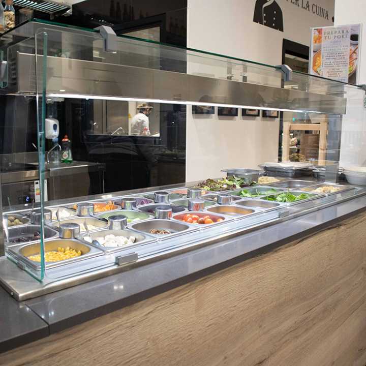Vitrine com Calor e Iluminação sem base, aberto, 900W