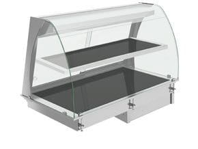 Vitrina Curva Quente, Porta traseira de correr - VCA-PV-EC-311