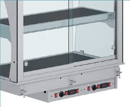 Vitrina Curva Quente, Porta traseira de correr - VCA-PV-EC-411