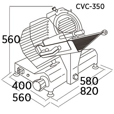 Cortador de Carne/Fiambeira Profissional Vertical - CVC-350