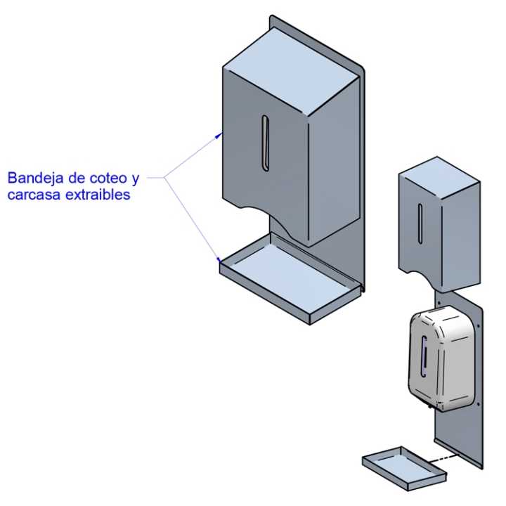 Dispensadores automático de gel de parede - DGA-I