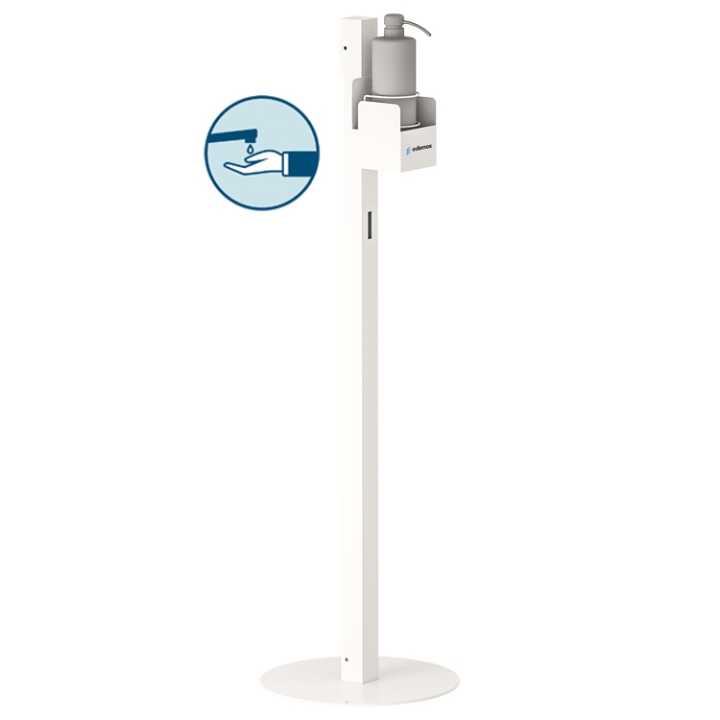 Porta-dispensador de Gel Hidroalcoólico, Branco - CSG-I