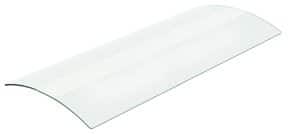 Prateleira de vidro curvo para elemento, 675x590x60 - CC-211