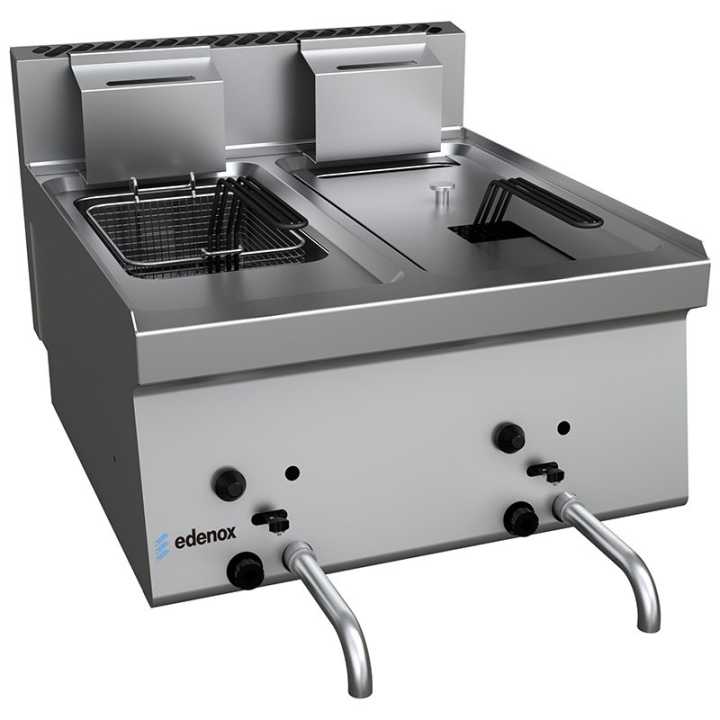Fritadeira a gás, 2 cestos, 2x 8L