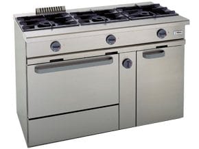 Fogão a gás 3 bocas com forno 1270 x 585 x 850 - TCGH-127