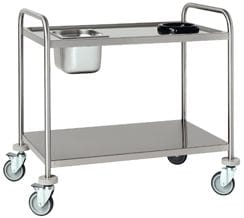 Carro de Serviço com bandeja GN1/2 - 1100 x 700 x 975