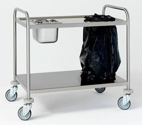 Carro de Serviço com bandeja GN1/2 - 1100 x 700 x 975