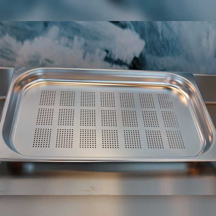 Recipiente perfurado Gastronorm 325 x 265 mm -  GNO 1/2-65