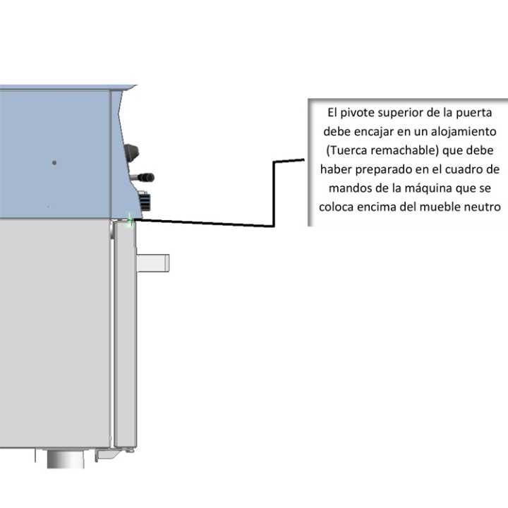 Elemento baixo com porta para SMB-60 E, (x2) 300 x 560 - SMBP-60 E