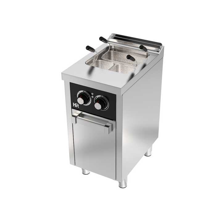 Cozedor de pasta eléctrico 25l, móvel 400x600x880 mm