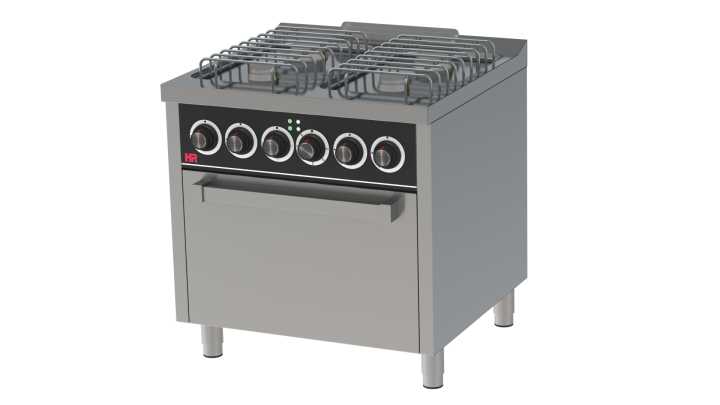 Fogão a gás 4 queimadores + forno elétrico CB4F750HE