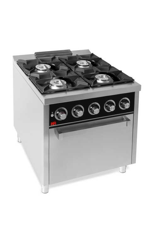Fogão a gás 4 queimadores + forno série 900