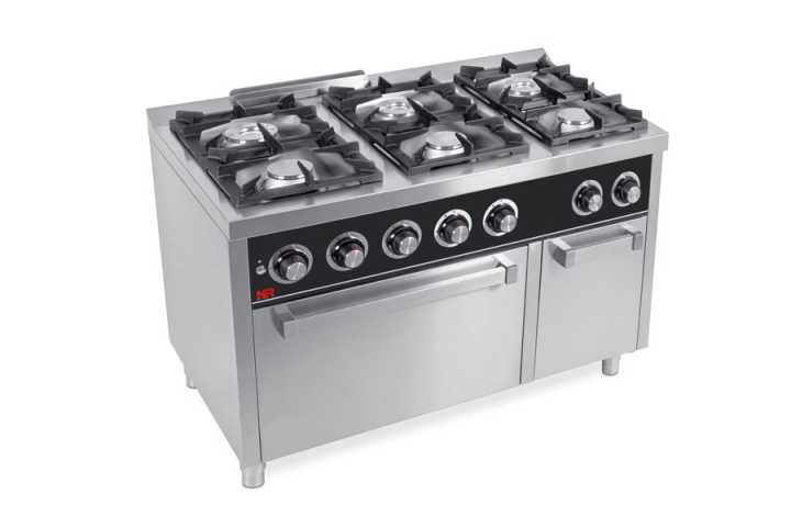 Fogão a gás 6 queimadores + forno C6F750H