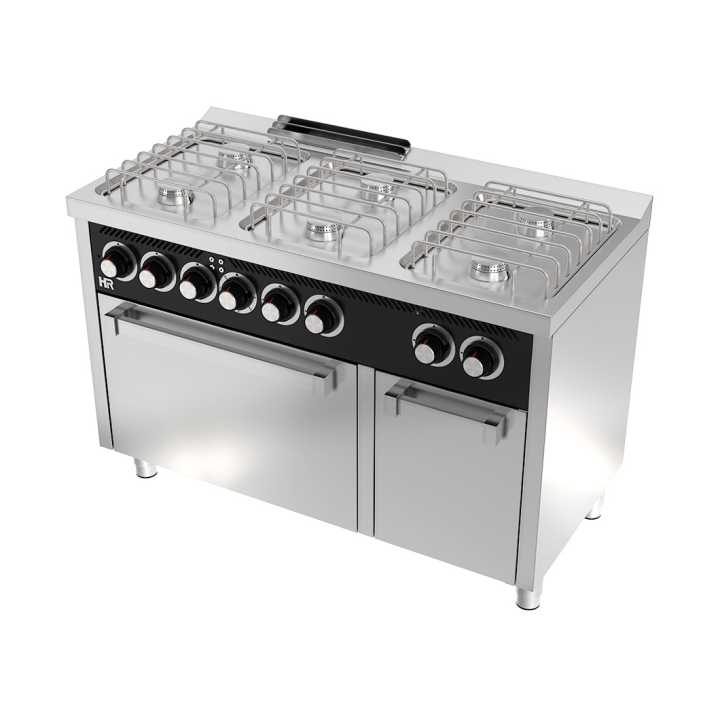 Fogão a gás 6 queimadores + forno elétrico CB6F600HE
