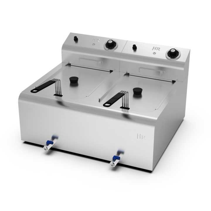 Fritadeira eléctrica 8l+8l (duplo)