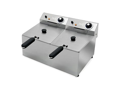 Fritadeira eléctrica de bancada - Foster (2 cubas) 6l+6l