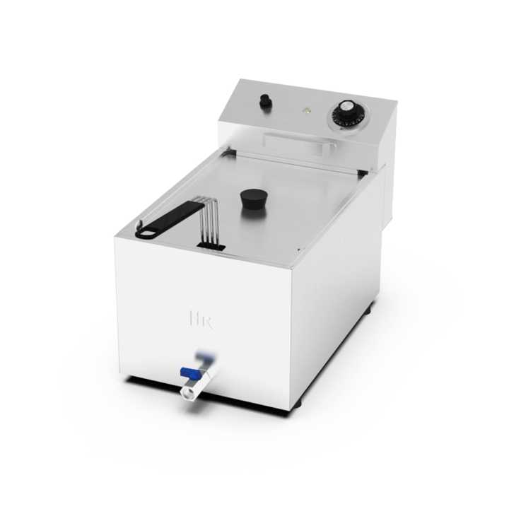 Fritadeira eléctrica - Alto desempenho 10l com torneira