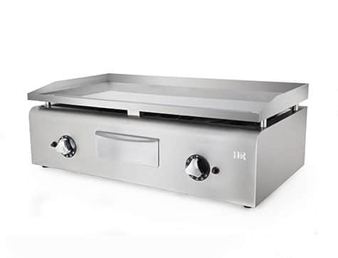 Fry-Top a gás aço rectificado PLC900RT