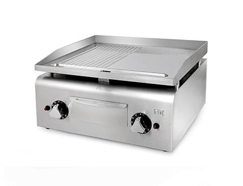 Fry-Top a gás placa ranhurada - PLC600RTRN