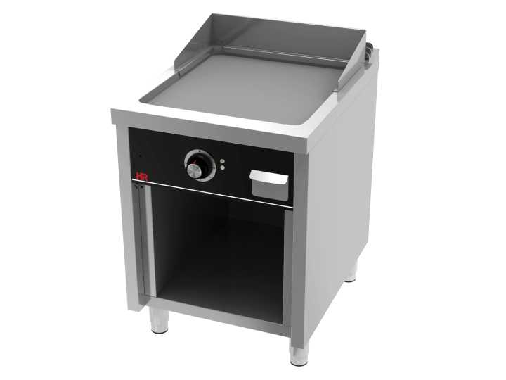 Fry-Top eléctrico com móvel aço rectificado FTE7506E