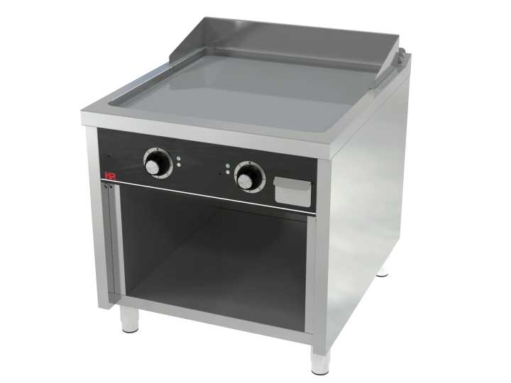 Fry-Top eléctrico cromoduro, móvel FTE9008ECR