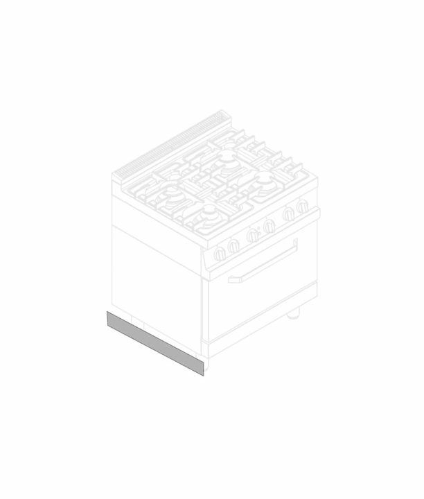Rodapé lateral 90 - V90ZL (L900)