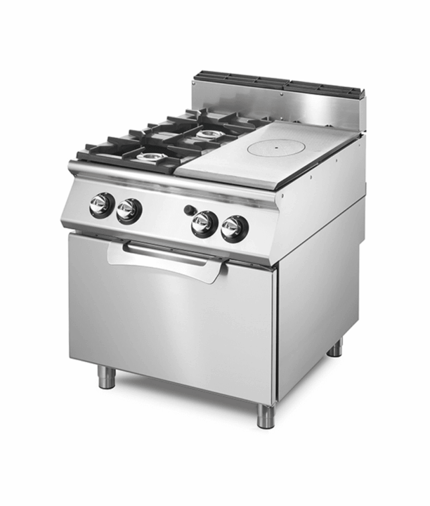 Fogão gás 2Q, placa radiante e forno - VS9080TPPCFG (L900)