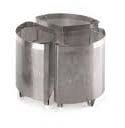 Cesto para cozedor de massas 100 L- 3 compartimentos