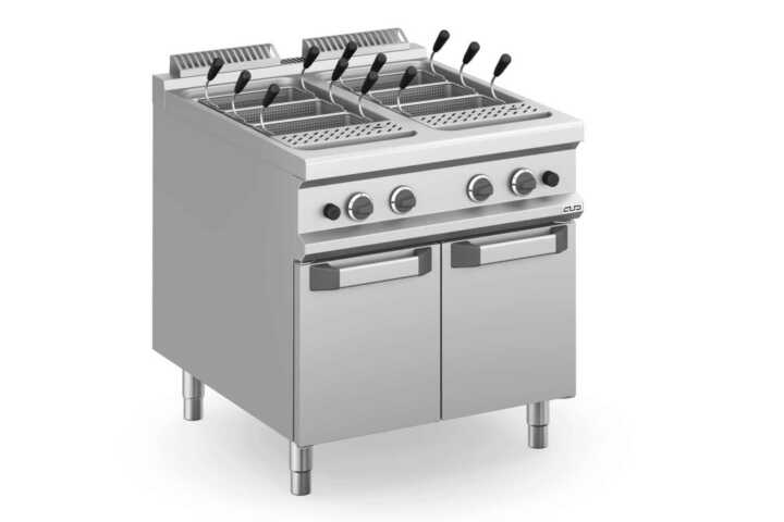Cozedor de Massa a Gás 2 Cubas 40+40L Linha 900