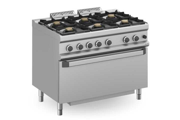 Fogão a gás 6 queimadores + forno a gás MFB711FGMXL