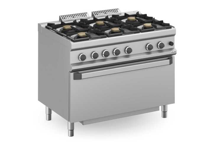 Fogão a gás 6 queimadores + forno a gás MFB711FGMXS