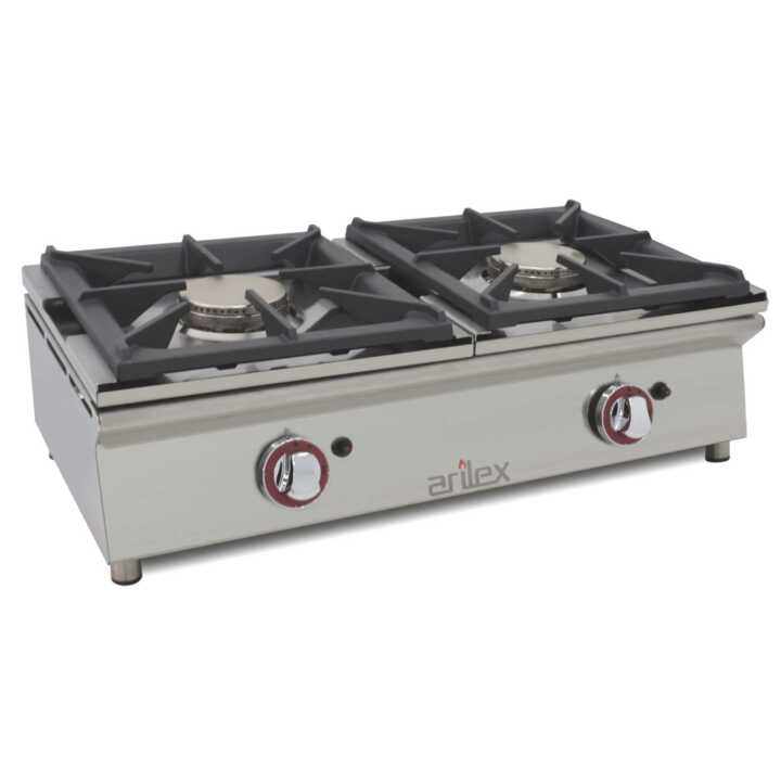 Fogão a Gás de Bancada 2 Queimadores, 5,8 kW, Linha 550