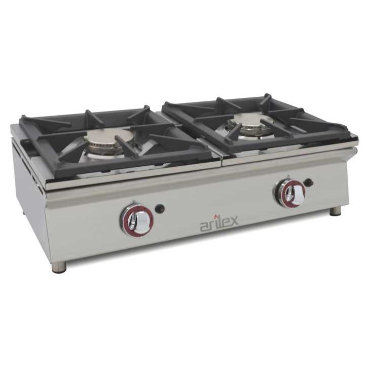 Fogão a Gás de Bancada 2 Queimadores, 5,8 kW, Linha 550
