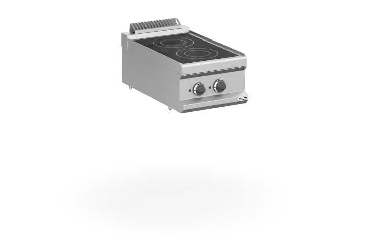 Fogão eléctrico vitrocerâmico de bancada 2 placas MVC74T