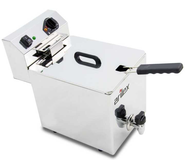 Fritadeira eléctrica com torneira 10L EVO10G