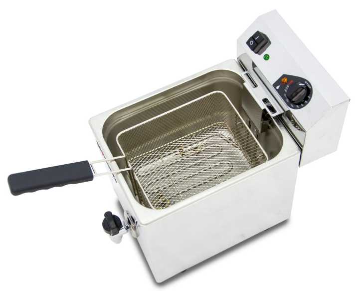 Fritadeira eléctrica com torneira 10L EVO10G