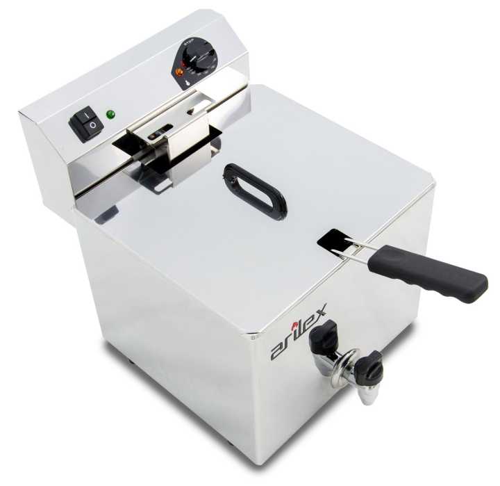 Fritadeira eléctrica com torneira 12 L  EVO12G