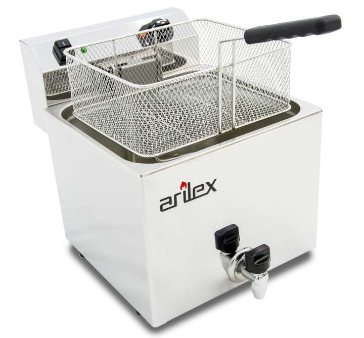 Fritadeira eléctrica com torneira 12 L  EVO12G