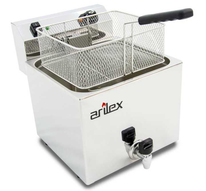 Fritadeira eléctrica com torneira 12 L  EVO12G