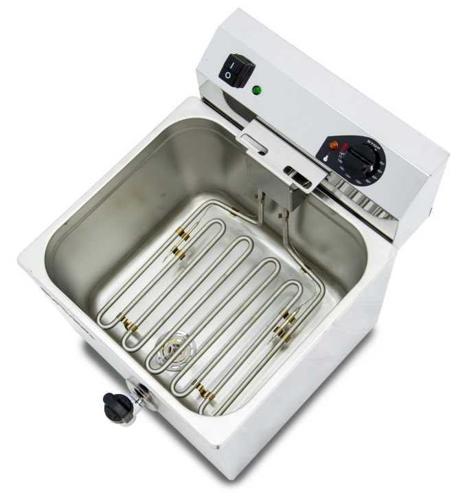 Fritadeira eléctrica com torneira 12 L  EVO12G
