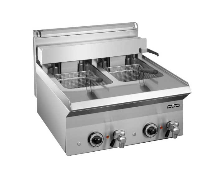 Fritadeira eléctrica de bancada 2 cubas 10L EFB665