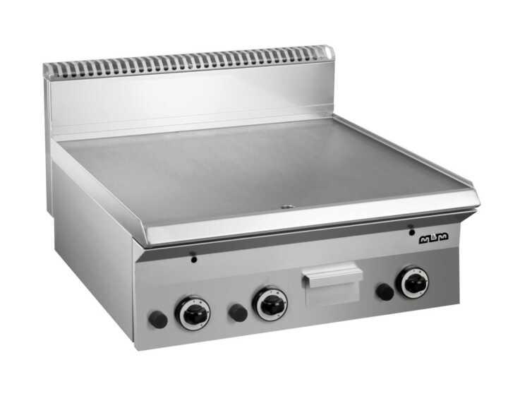 Fry-Top a gás 100 cm placa lisa aço rectificado GFT1065L