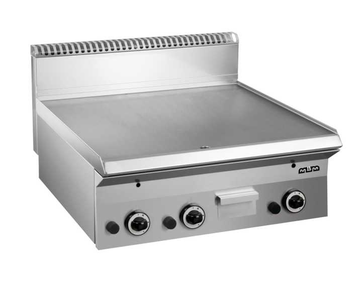 Fry-Top a gás 100 cm placa lisa aço rectificado GFT1065L