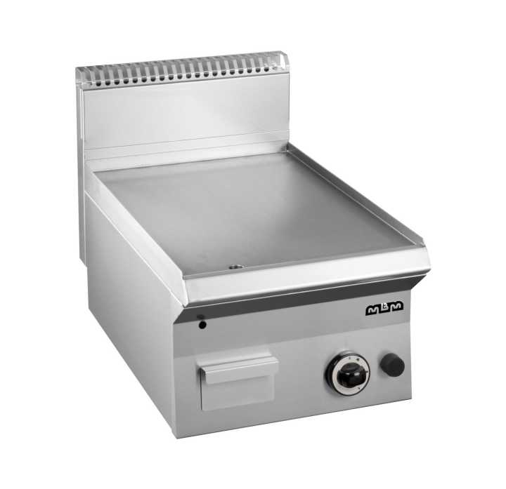 Fry-Top a gás 40 cm placa lisa aço rectificado GFT465L