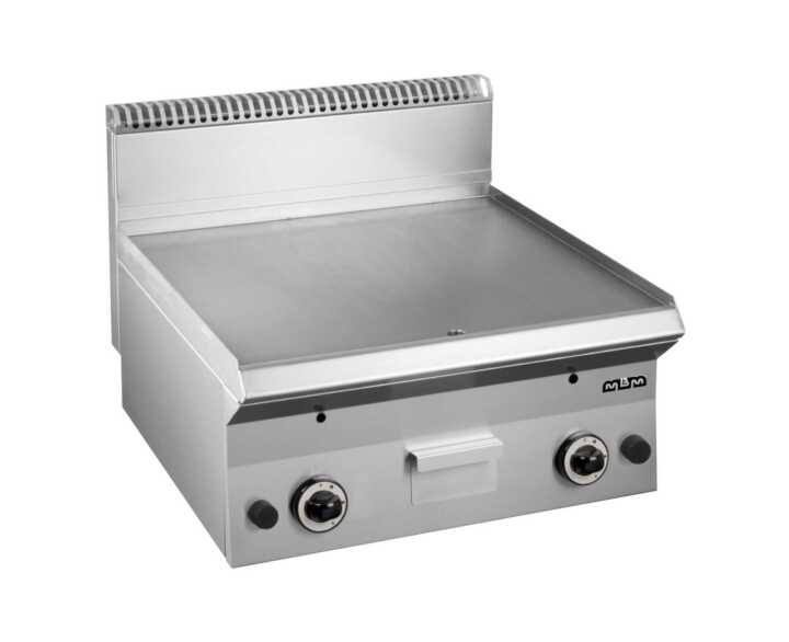 Fry-Top a gás de bancada 60cm placa lisa aço rectificado GFT665L