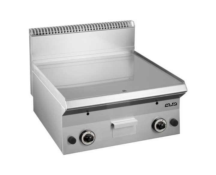 Fry-Top a gás placa lisa 60 cm cromoduro GFT665LC