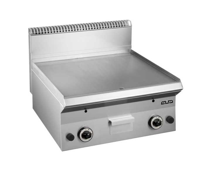 Fry-Top a gás de bancada 60cm placa lisa aço rectificado GFT665L